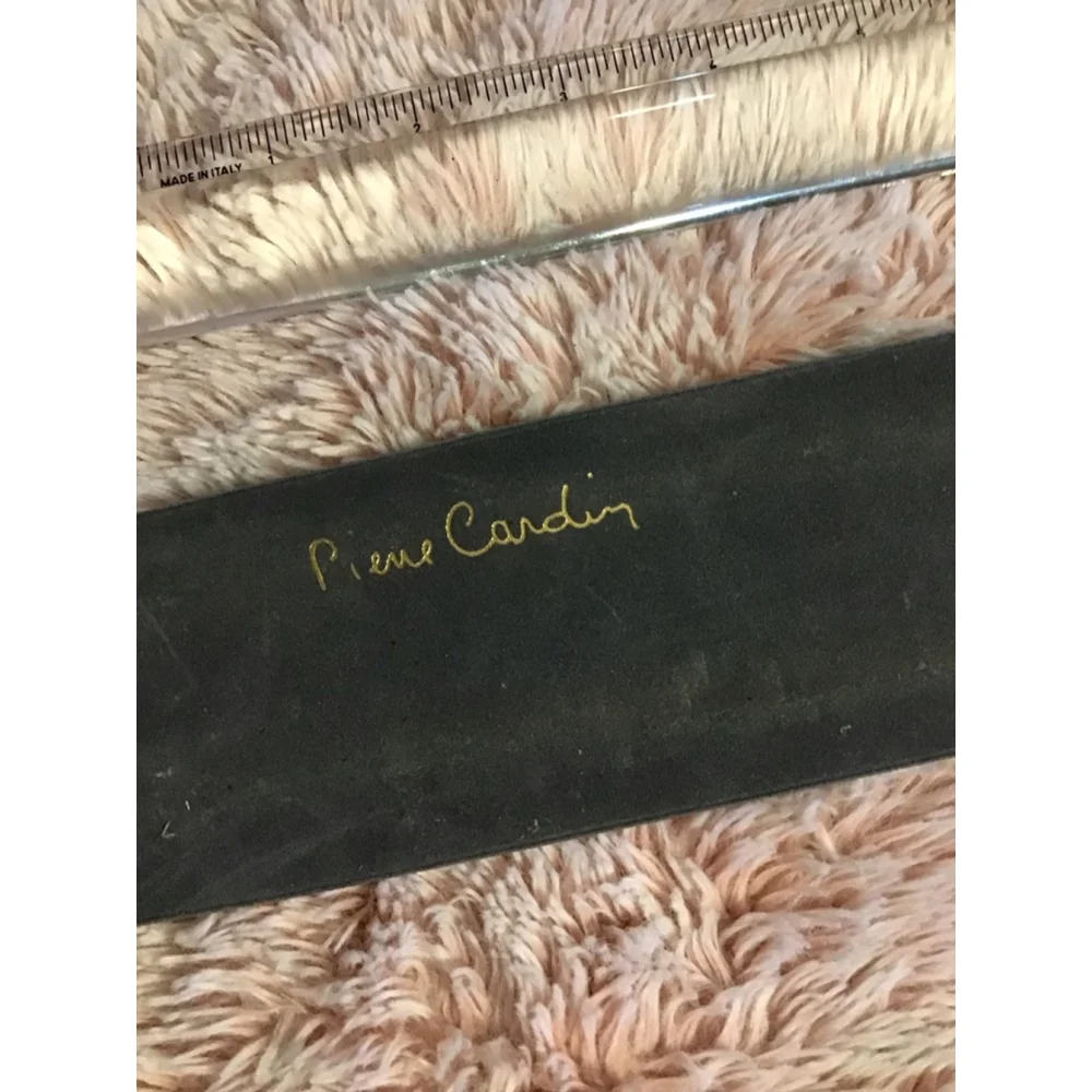 Pierre Cardin Clear Ruler with Black Case Stationery